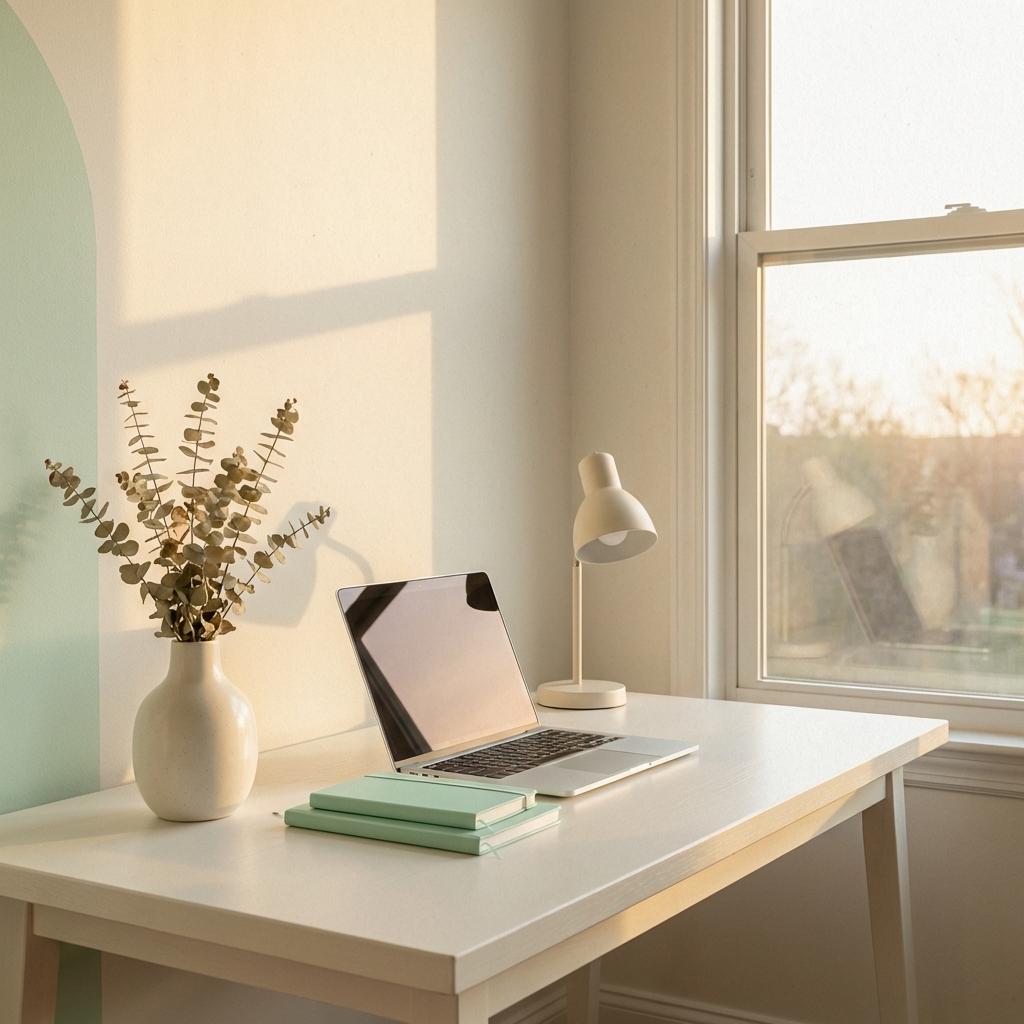 Modern office workspace